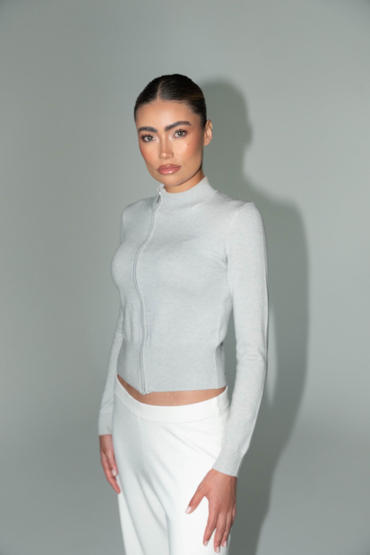 Asymmetrical Zip-Up